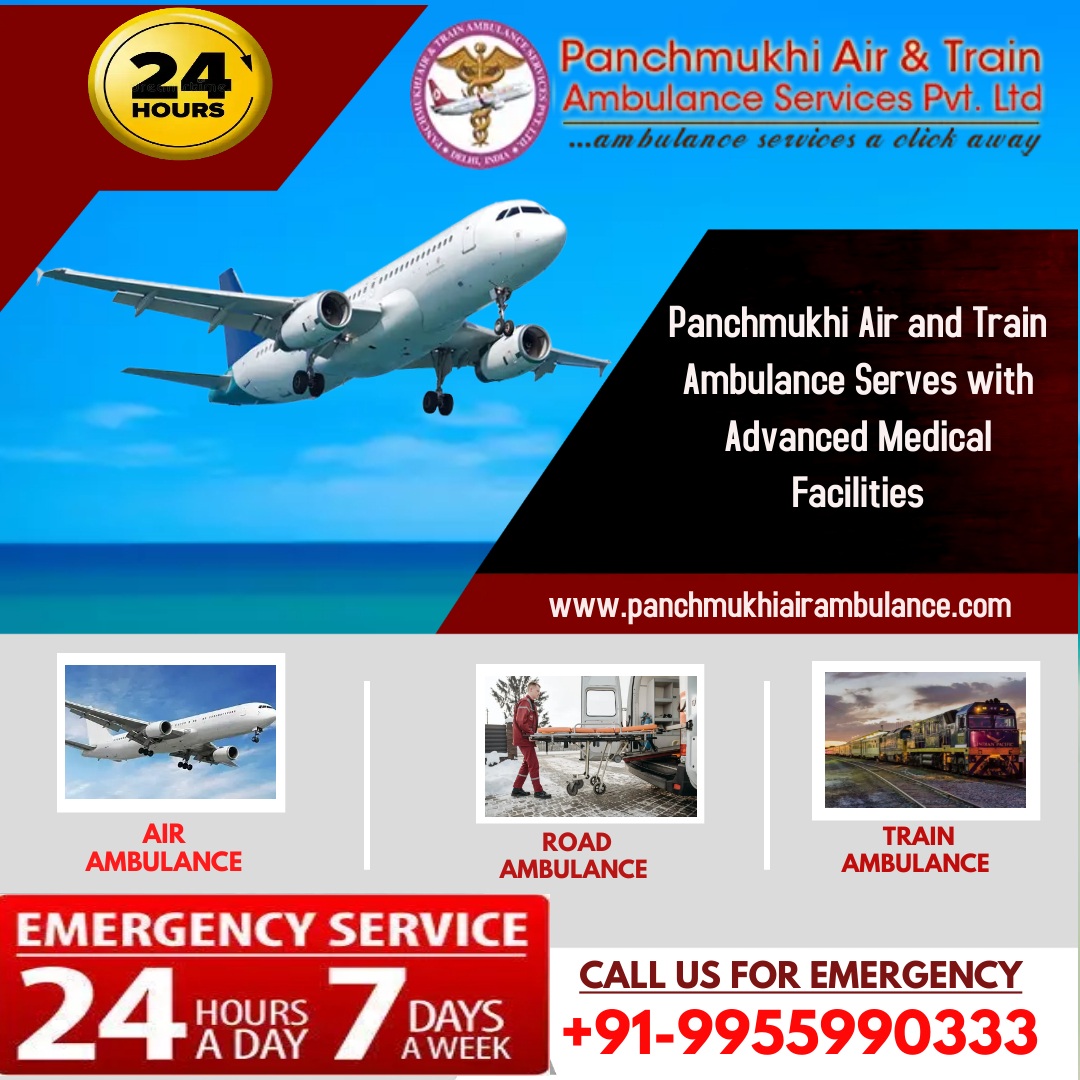 Panchmukhi Air and Train Ambulance Services in Patna is Known for Offering Case Specific Medical Transport