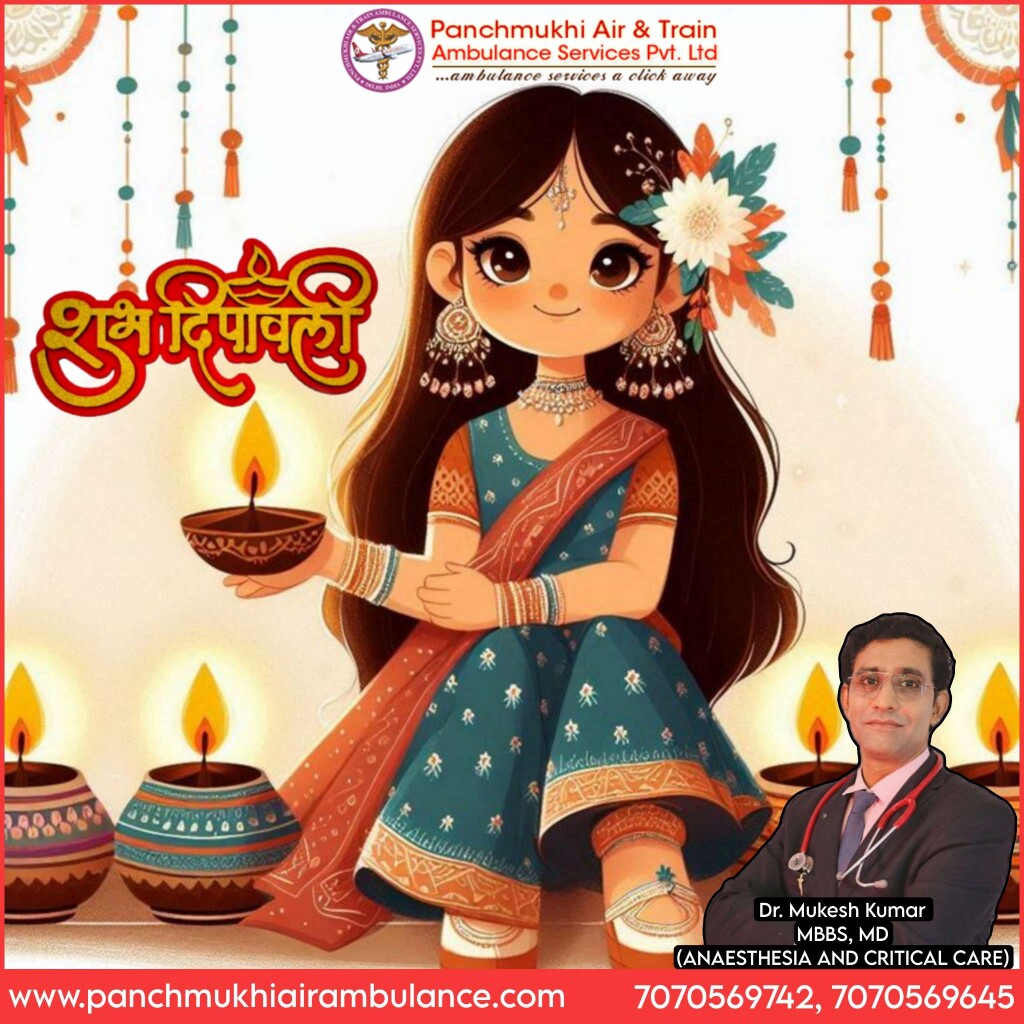 Panchmukhi Air Ambulance in Diwali