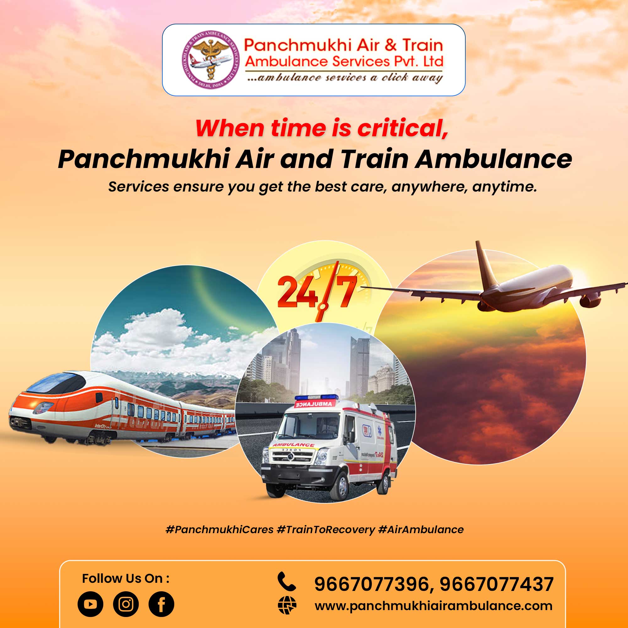 Panchmukhi Air and Train Ambulance Services in Chennai is Transforming the Medical Sector with Its Efficient Services