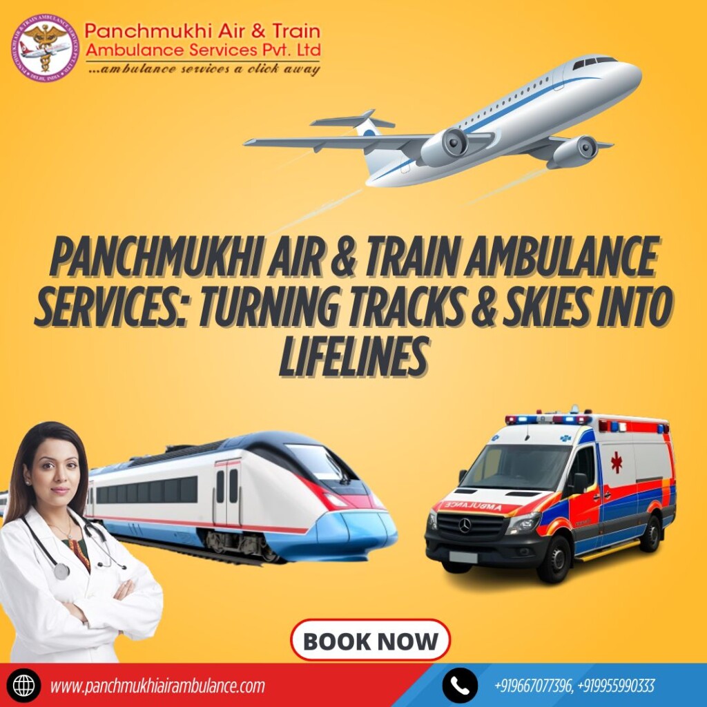 Air and Train Ambulance Services in Kolkata