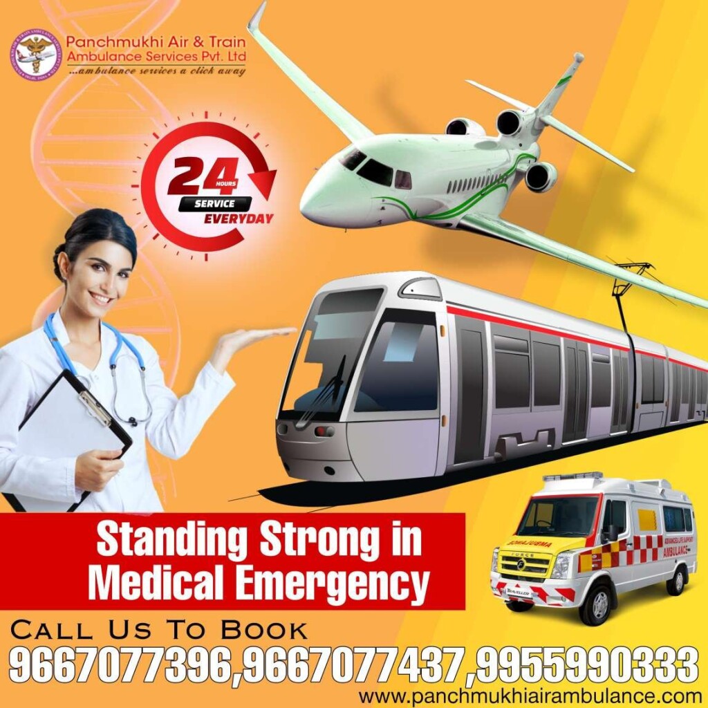 Air and Train Ambulance in Patna