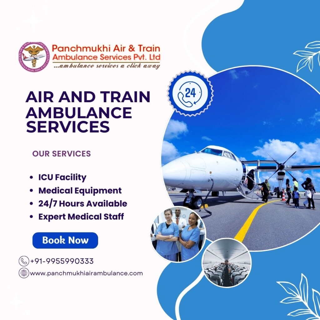 Air and Train Ambulance in Patna