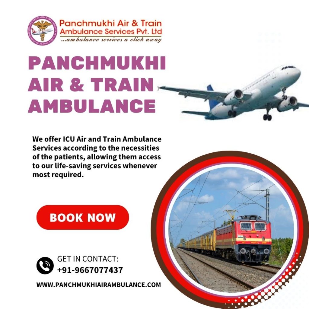 Air and Train Ambulance Service in Patna