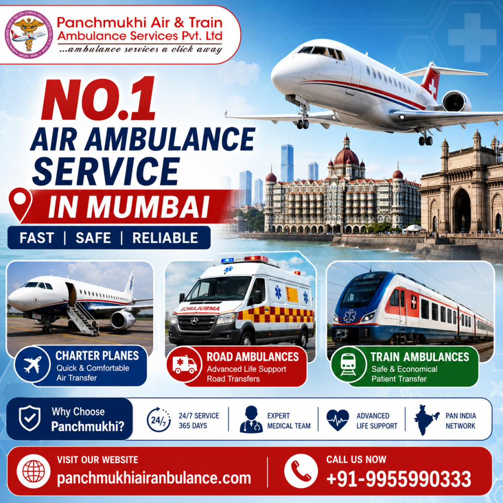 air ambulance service in mumbai