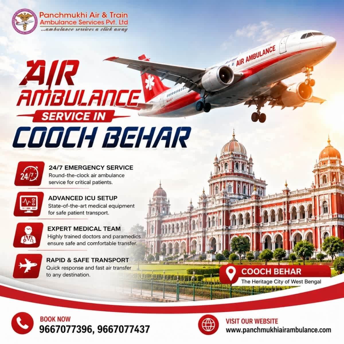 Air Ambulance Service in Cooch Behar