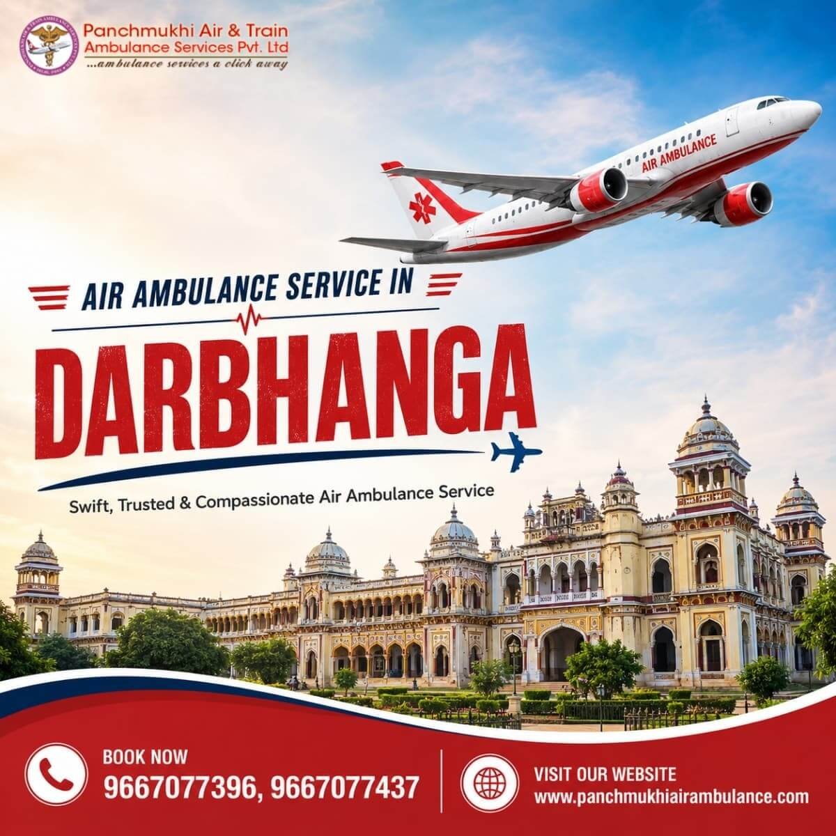 Air Ambulance Service in Darbhanga