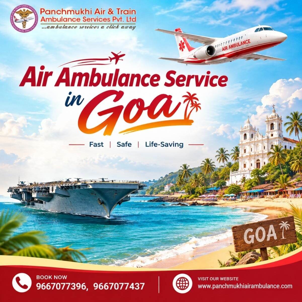 Air Ambulance Service in Goa