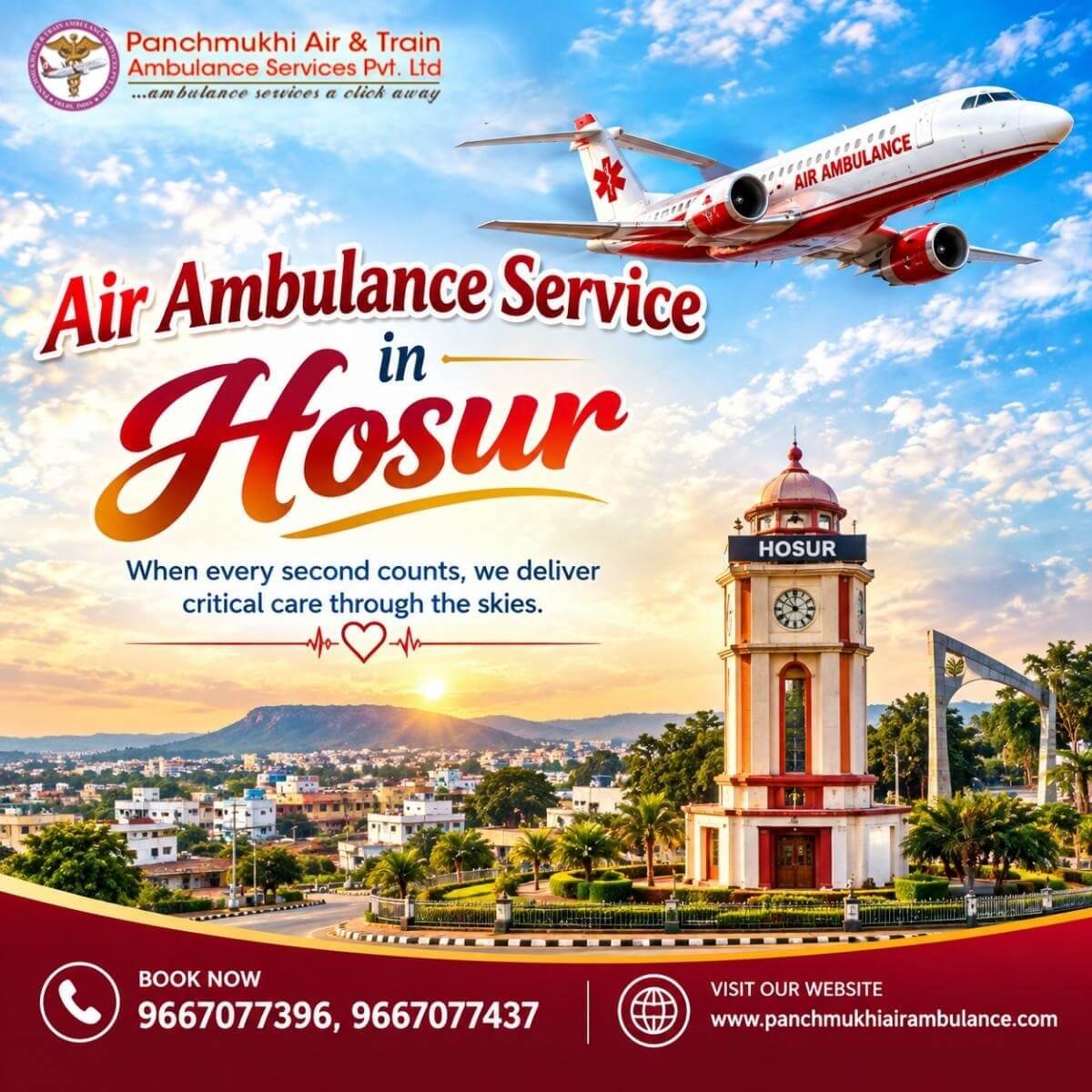 Air Ambulance Service in Hosur