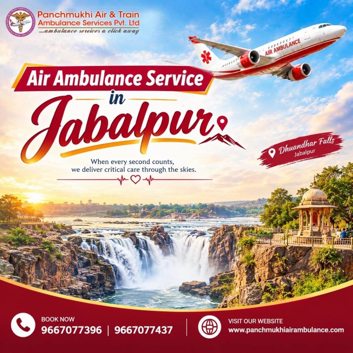 Air Ambulance Service in Jabalpur