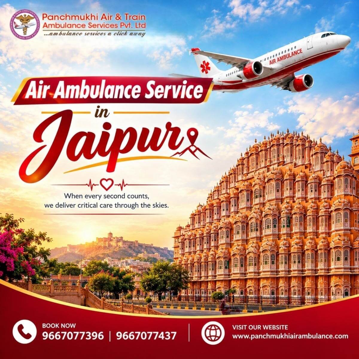 Air Ambulance Service in Jaipur